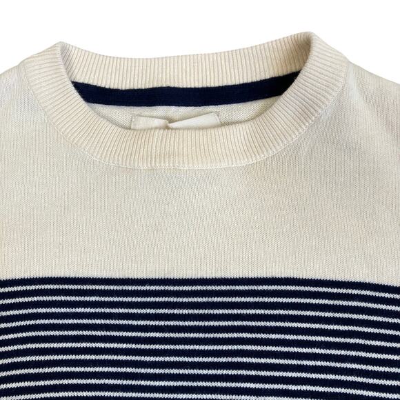 Frederik Anderson Copenhagen Mens Crewneck Sweater Fine-knit Striped Unisex - Picture 4 of 16